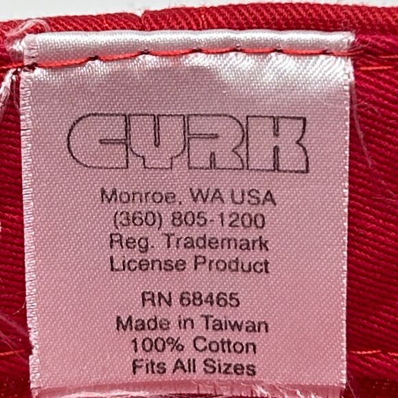 Vintage 90s Bobcat Company Hat Cap Farmer Farming Construction Equipment Red - Picture 8 of 9